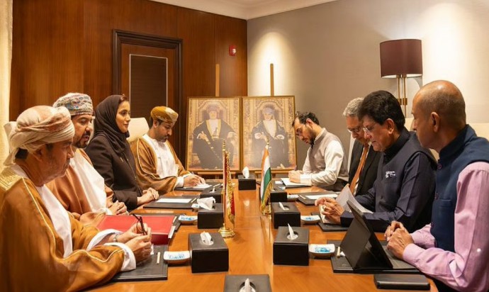 central minister Piyush Goyal meets omani counterpart