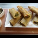 evening snacks Cheesy Paneer Cigar Roll recipe