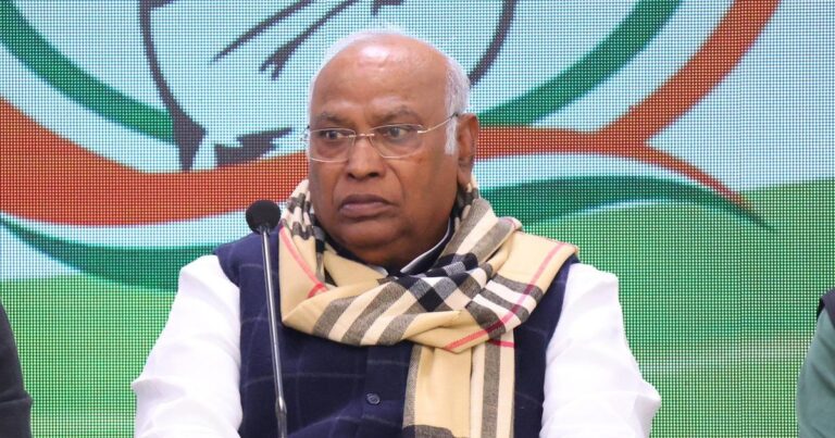 Mallikarjun Kharge slams central government