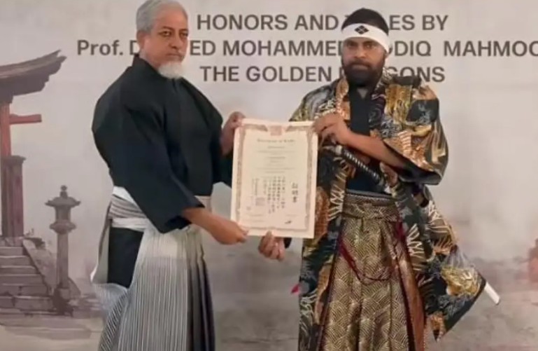 Pawan Kalyan becomes 1st Indian to receive samurai tradition martial arts