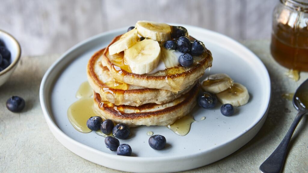Eggless banana pancake recipe
