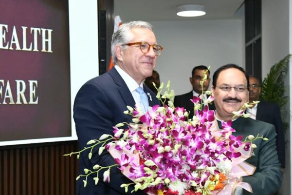 JP Nadda meets Brazil health minister