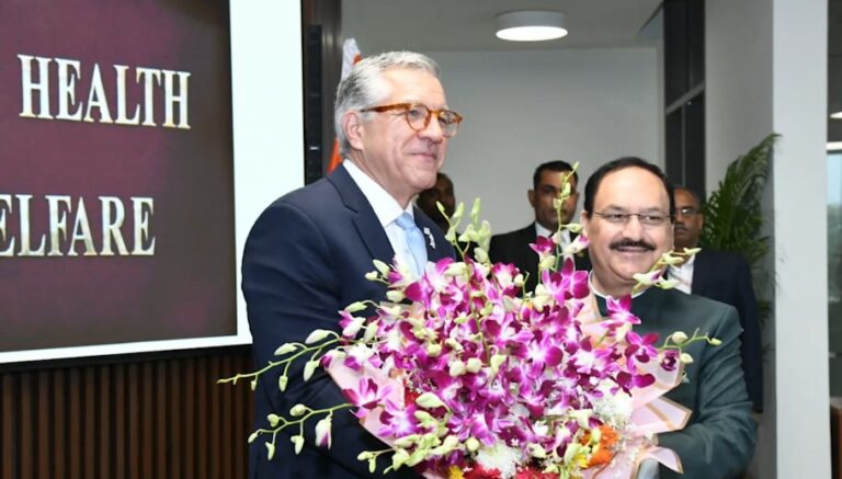 JP Nadda meets Brazil health minister
