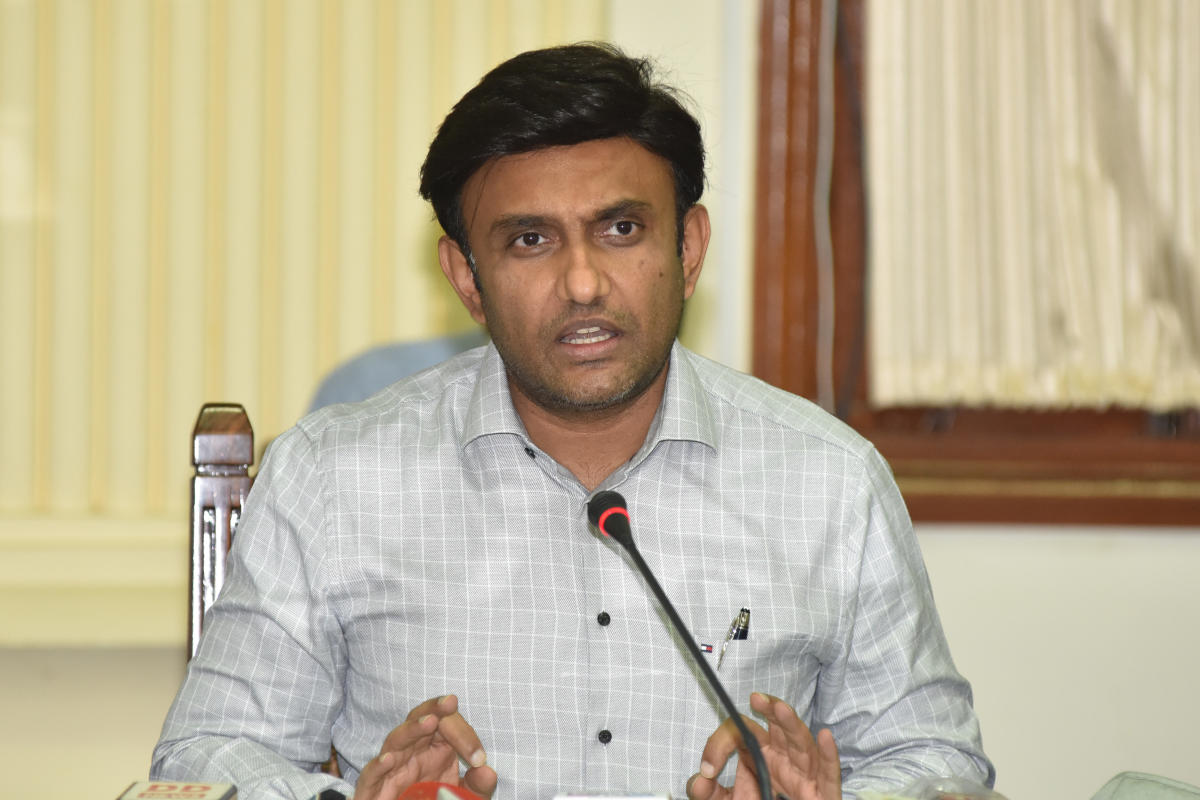 Mp K Sudhakar promises to help local business