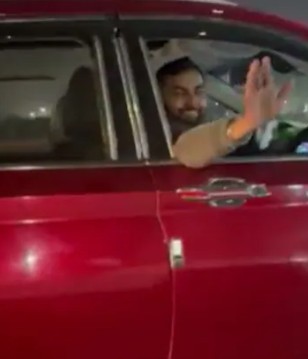 Viral video Noida Man arrested for giving Flying Kisses To Women