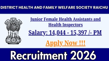 DHFWS Raichur Notification apply here