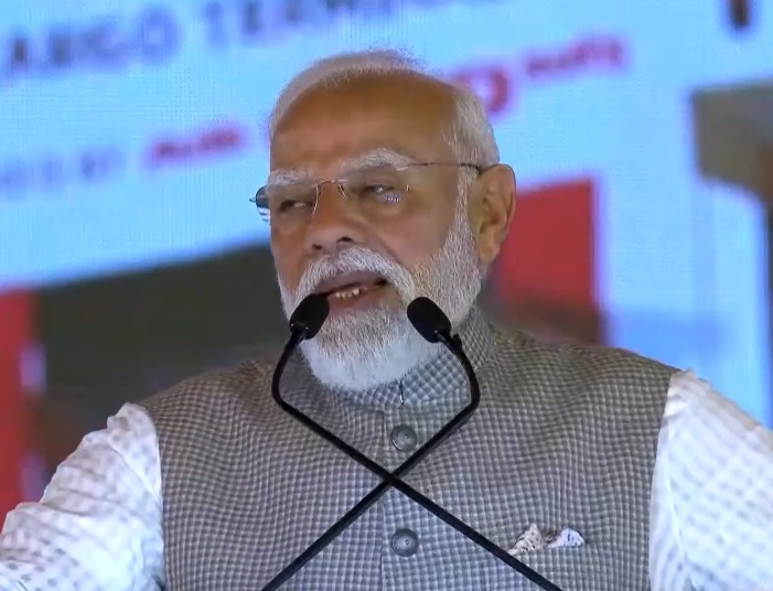 Narendra Modi inaugurated airport construction work