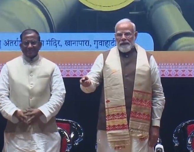 Narendra Modi inaugurated crores project in assam