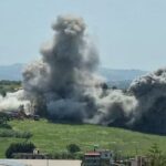 Israeli forces strike Hezbollah positions