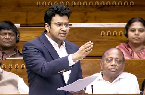 Tejasvi Surya taunts opposition regarding delimitation
