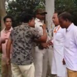 West Bengal election TMC workers manhandle BJP candidates