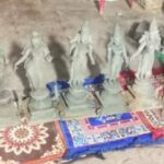 andra pradesh Seven Idols Found while doing temple renovation