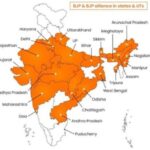 winning west Bengal election win bjp releases new india map