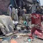 bomb blast in nw pakistan market 9 people lost life and 36 injured heavily