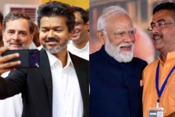 cm vijay and rahul gandhi photo goes viral