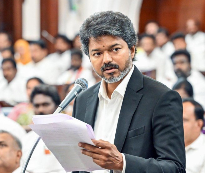 cm vijay official tamil nadu cmo social media account gets lots of followers soon