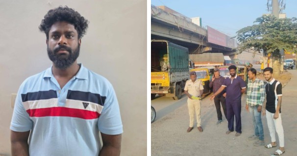 crime police arrested a gang for thefting in bus