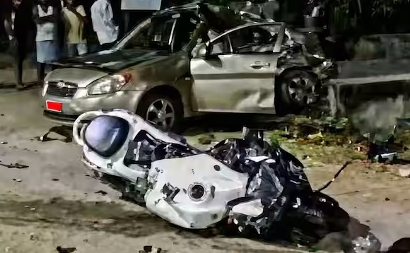 road mishap 5 lost life due to Hayabusa speeding