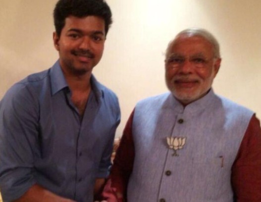 TVK win social media buzz about modi support to vijay