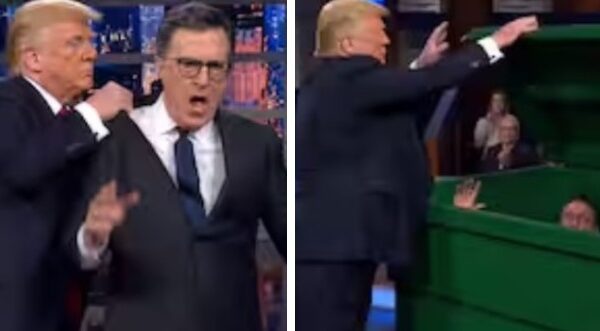 donald trump shares AI video social media trend