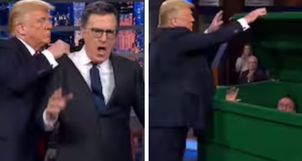 donald trump shares AI video social media trend