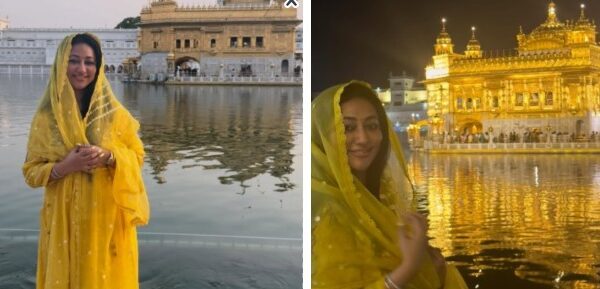 Vijayalakshmi Darshan visits amritsar golden temple