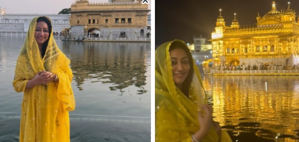 Vijayalakshmi Darshan visits amritsar golden temple