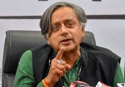 shashi tharoor praises amit shah and modi
