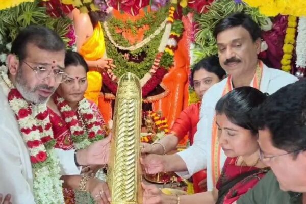 Koppala anjanadri hills temple gold donation creates controversy