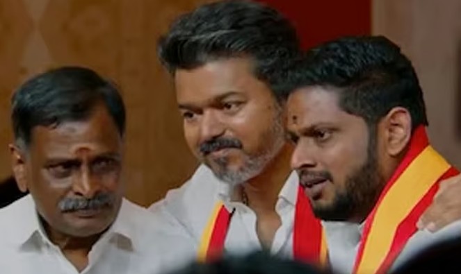 tamil nadu vijay tvk Virugambakkam candidate video viral