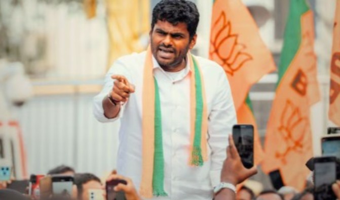 tamil nadu bjp k Annamalai resigned