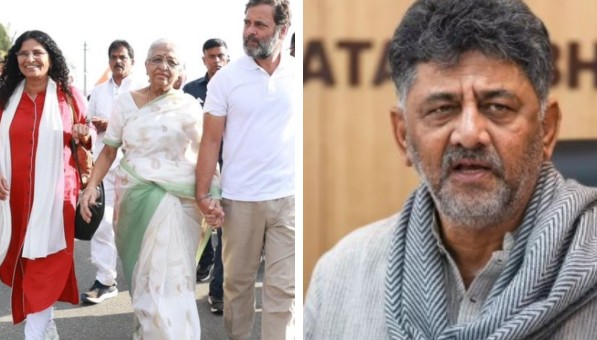 DK Shivkumar condolence towards indira lankesh demise