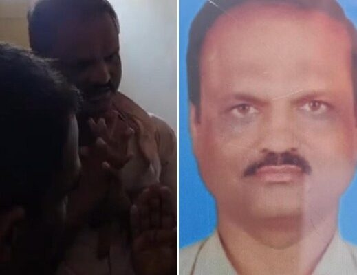 teacher who assault students parents hit them in Belagavi