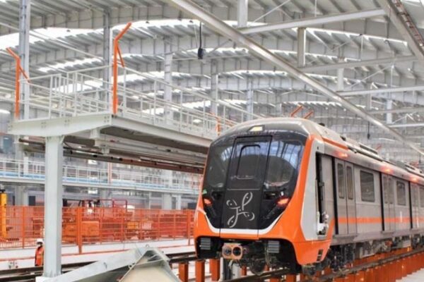 double decker fly over in namma metro orange line