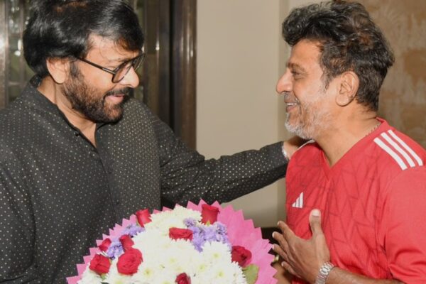 megastar chiranjeevi praises shivarajkumar acting in peddi film