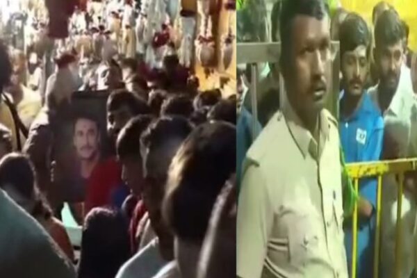 Darshan Fan Chants D Boss Slogans Inside Chamundi Hills Temple Queue Police Seize Photo Issue Warning