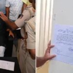 Show Me the FIR First CT Ravi Refuses Police Notice Cops Paste It on Wall Amid Huge Protests