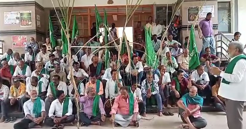 KRS Inflow Rises, But Farmers Take Up 'Whip Protest' For Irrigation Water