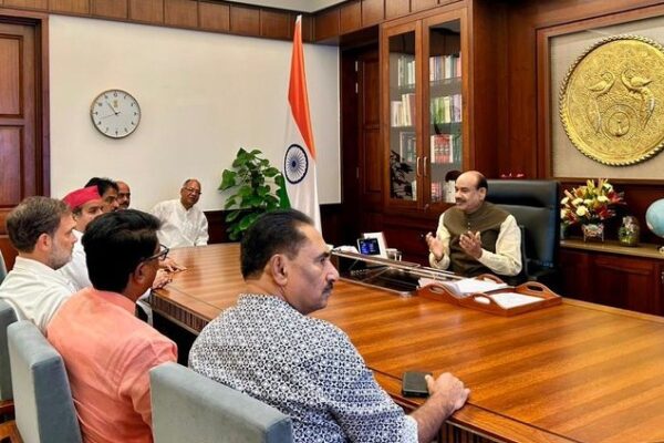 NEET UG Row Rocks Parliament Rahul Gandhi Meets Speaker Om Birla Insists on Urgent Debate