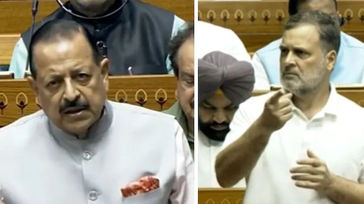 No shots fired at students can a minister issue such orders Jitendra Singh slams Rahul Gandhi in Lok Sabha