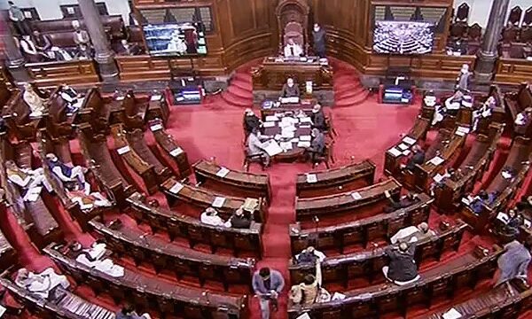 Pandemonium in Upper House Bill Introduced Amid Ruckus Rajya Sabha Adjourned Till Monday