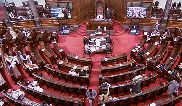 Pandemonium in Upper House Bill Introduced Amid Ruckus Rajya Sabha Adjourned Till Monday