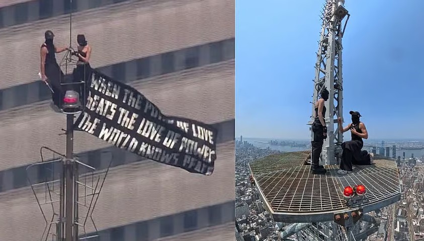 Russian couple detained for proposing Empire State Building top