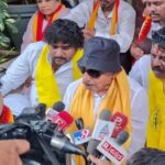 Vatal Nagaraj leads unique Crowbar March against GBA over demolition drive