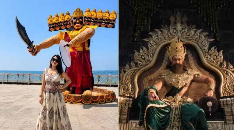 Yash Roars as Ravana in Ramayana Wife Radhika Pandits Playful Post Goes Viral