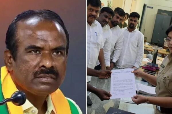 Congress Complains to Police After BJP MLC Ravikumar Performs RSS Pranam During Independence Day Flag Hoisting