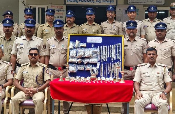 Kittur Jewelry Heist Solved 5 Interstate Gang Members Arrested With 7 kg Silver and i20 Car crime