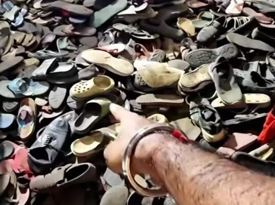 AI To The Rescue Viral News Video Shows Man Using ChatGPT To Spot His Missing Shoe In A Massive Footwear Heap