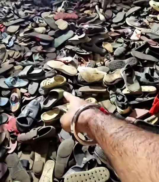 AI To The Rescue Viral News Video Shows Man Using ChatGPT To Spot His Missing Shoe In A Massive Footwear Heap