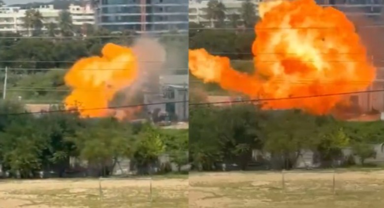 Panic in Bengaluru Kaggadasapura as Four LPG Cylinder blast School Window Damaged
